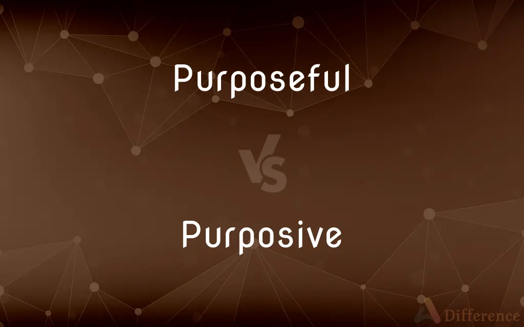 Purposeful vs. Purposive — What's the Difference?