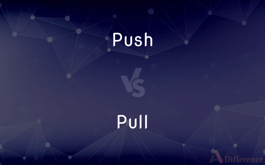 Push vs. Pull — What's the Difference?