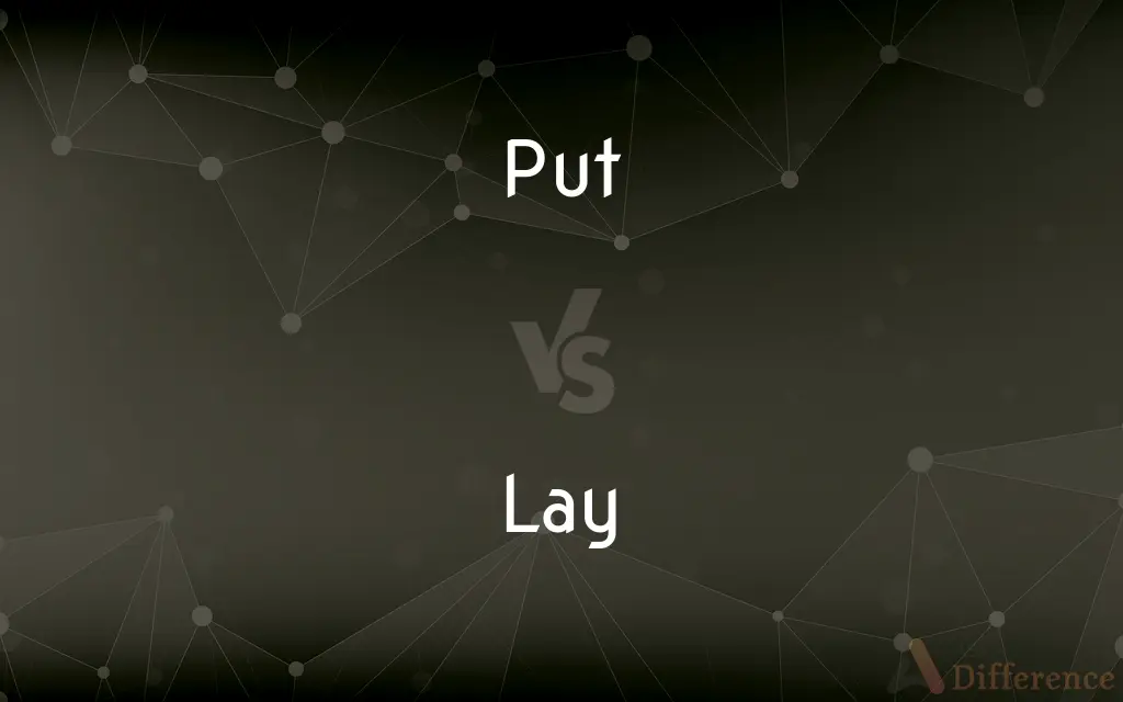 Put vs. Lay — What's the Difference?
