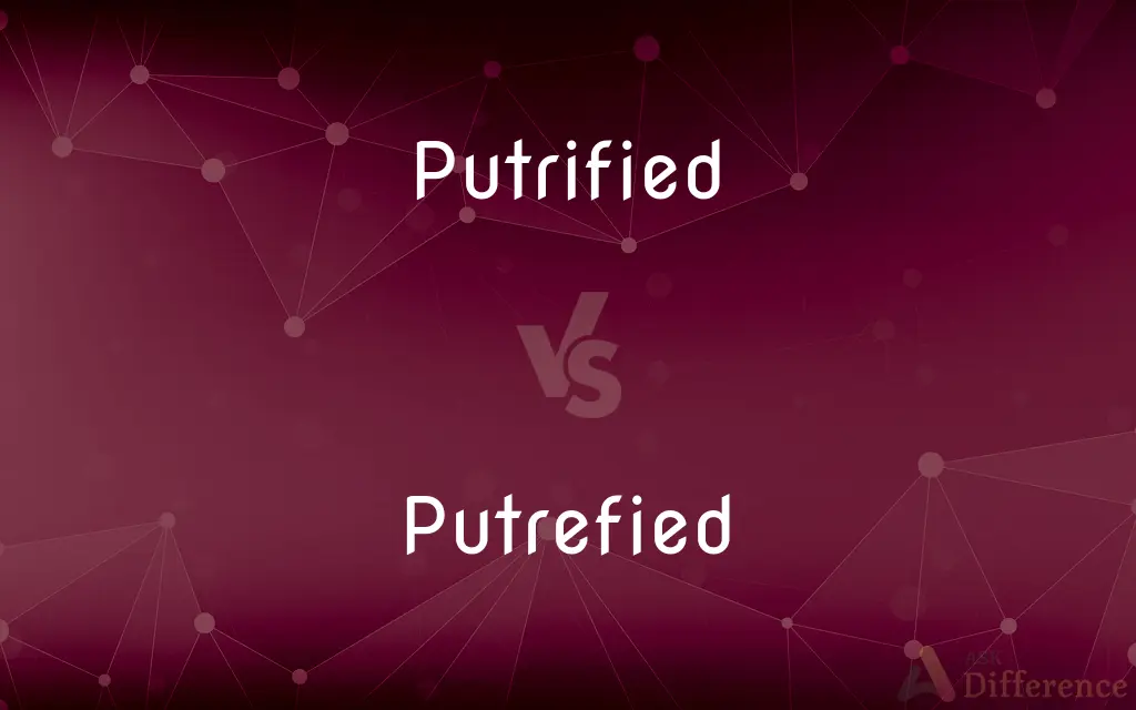 Putrified vs. Putrefied — What's the Difference?