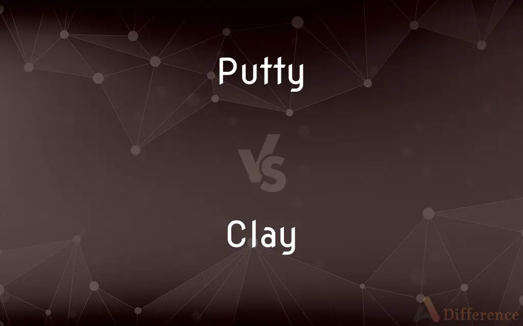 Putty vs. Clay — What's the Difference?