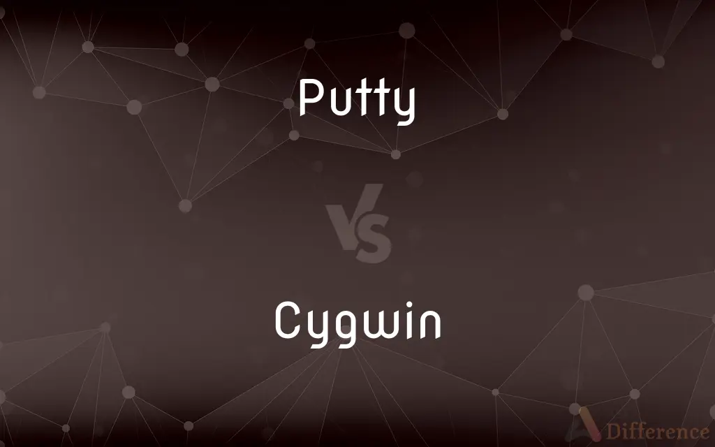 Putty vs. Cygwin — What's the Difference?