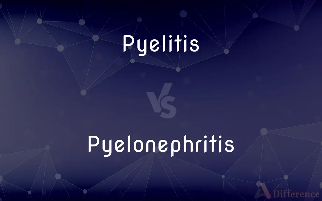 Pyelitis vs. Pyelonephritis — What's the Difference?