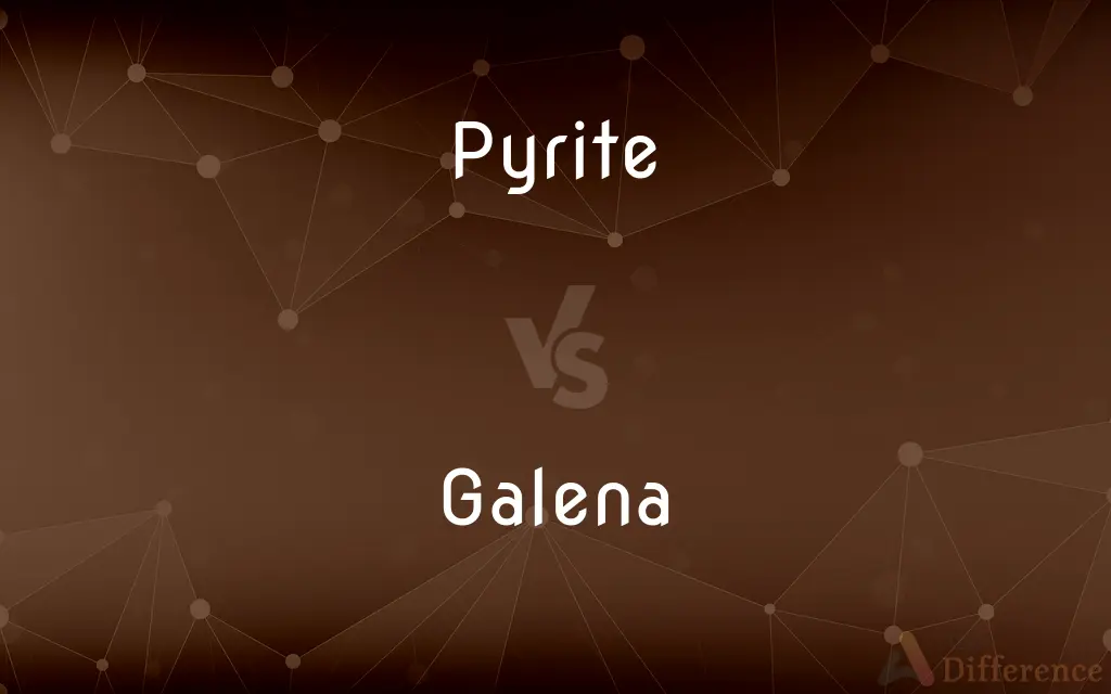 Pyrite vs. Galena — What's the Difference?