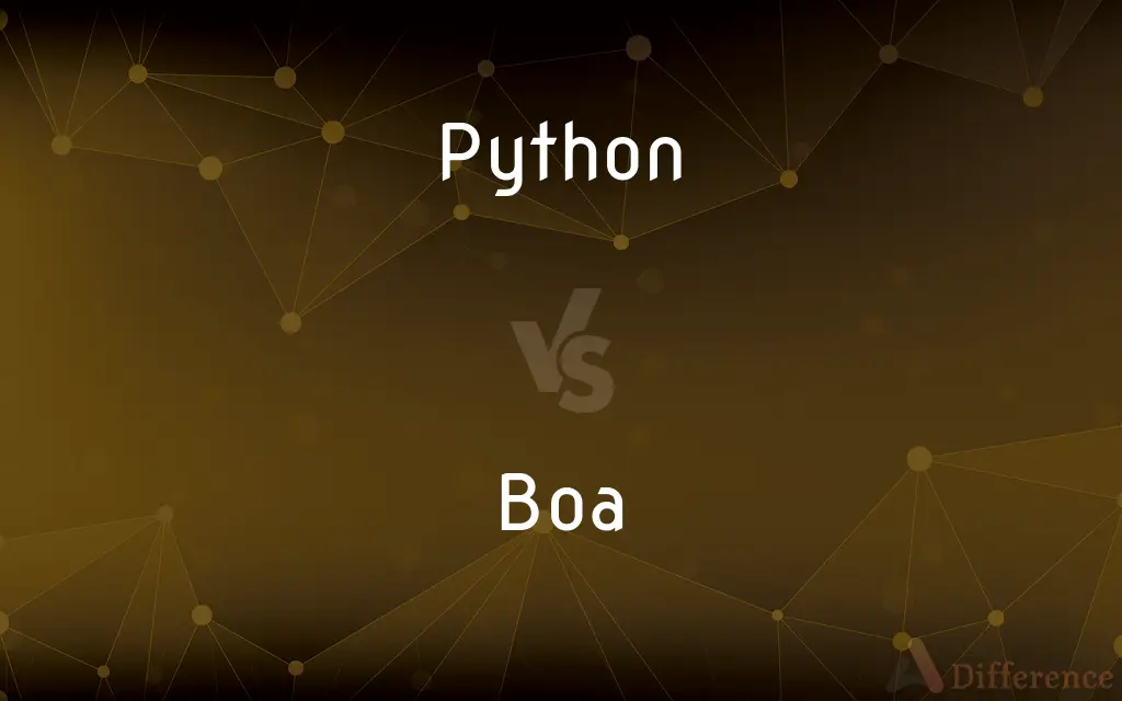 Python vs. Boa — What's the Difference?