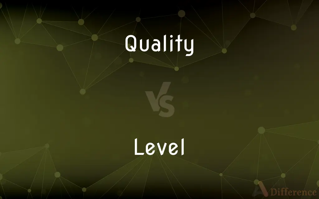 Quality vs. Level — What's the Difference?