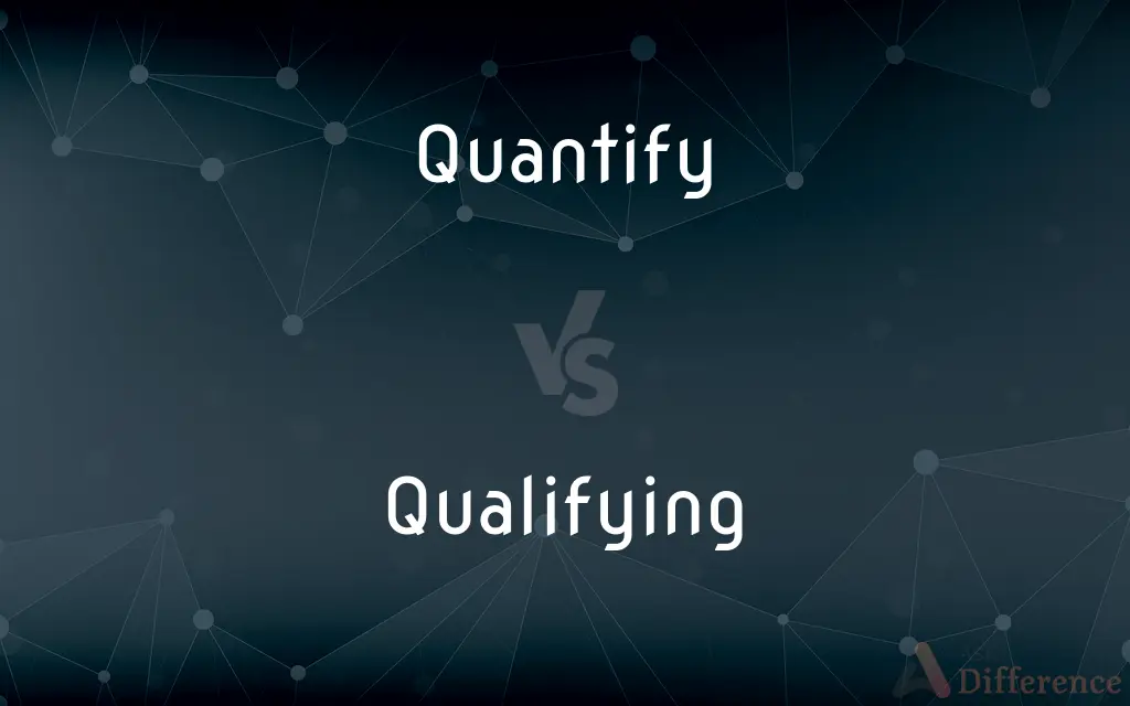 Quantify vs. Qualifying — What's the Difference?