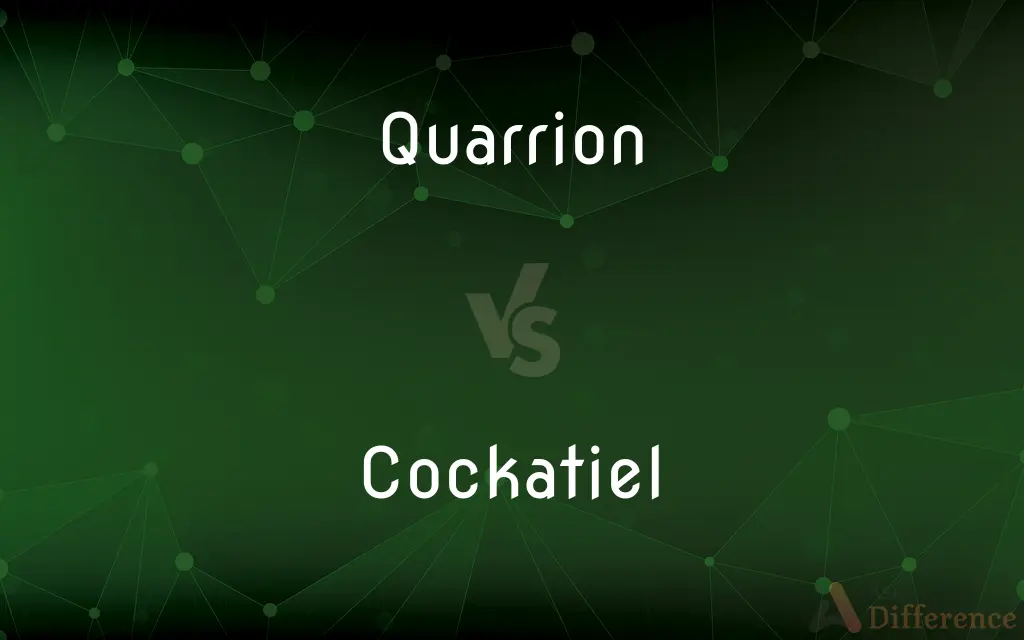 Quarrion vs. Cockatiel — What's the Difference?