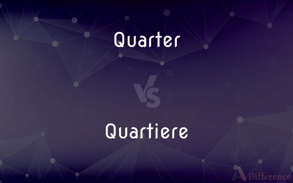 Quarter vs. Quartiere — What's the Difference?