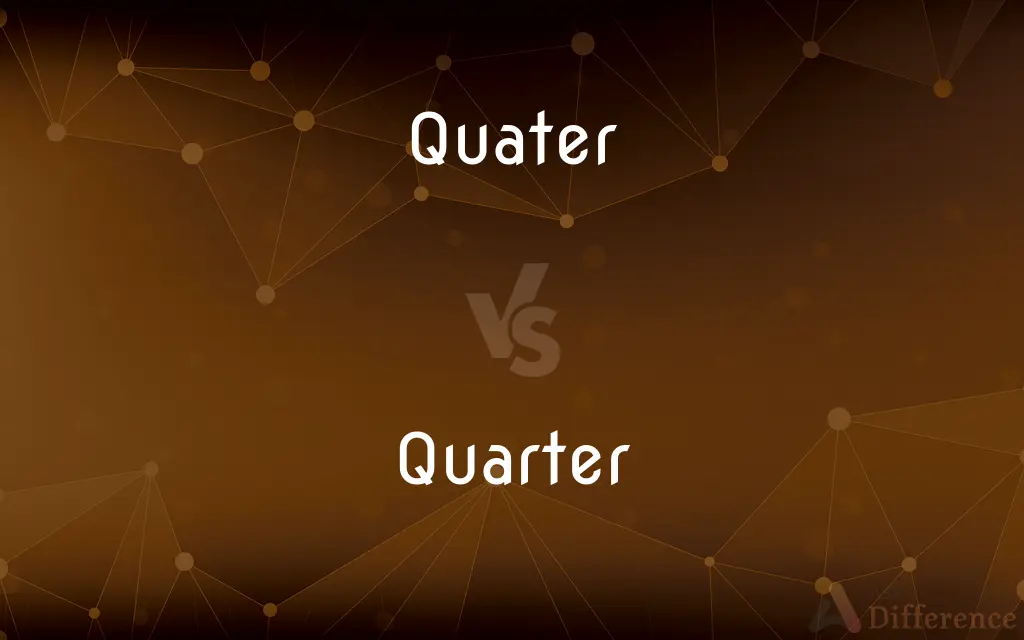 Quater vs. Quarter — Which is Correct Spelling?