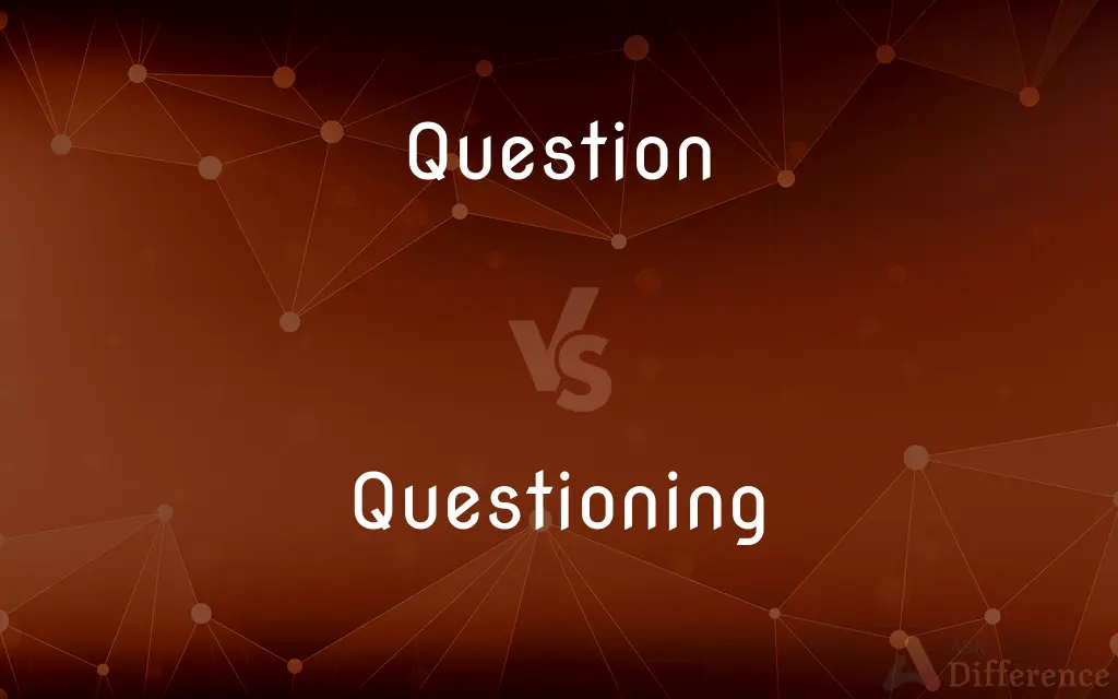 Question vs. Questioning — What's the Difference?