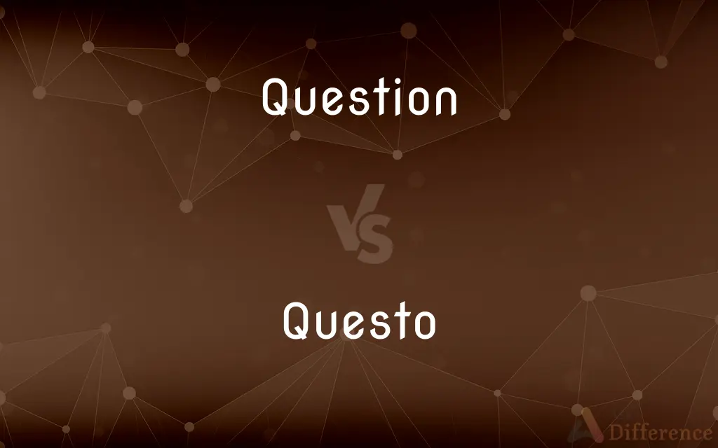 Question vs. Questo — What's the Difference?