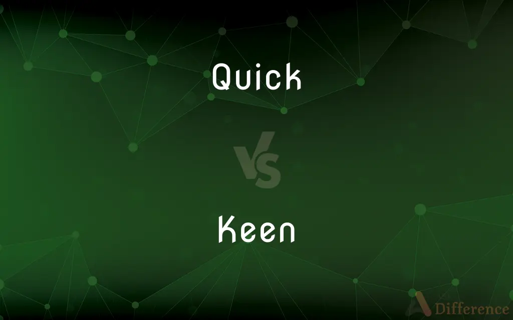 Quick vs. Keen — What's the Difference?