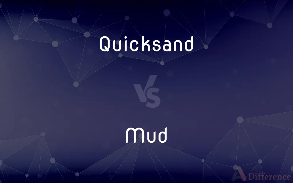 Quicksand vs. Mud — What's the Difference?