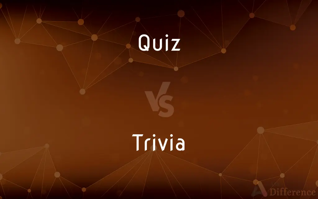 Quiz vs. Trivia — What's the Difference?
