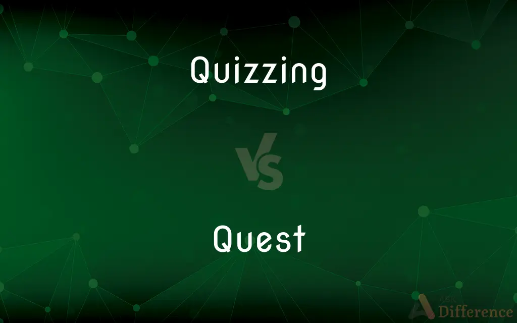 Quizzing vs. Quest — What's the Difference?