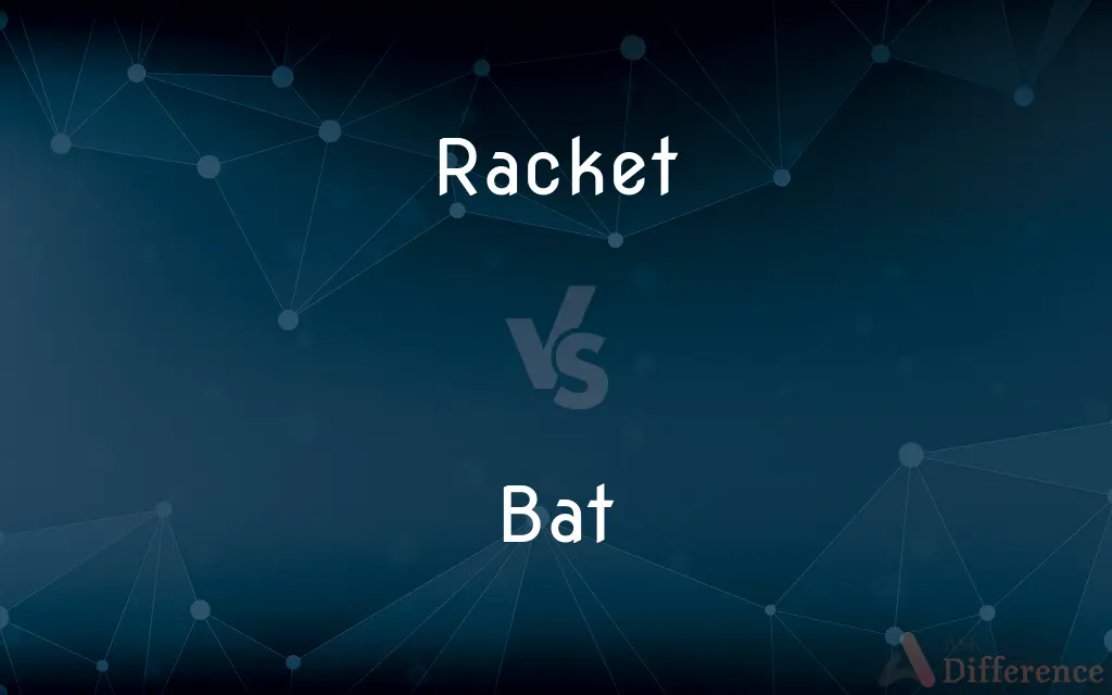 Racket vs. Bat — What's the Difference?