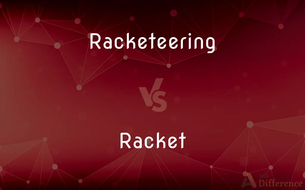 Racketeering vs. Racket — What's the Difference?