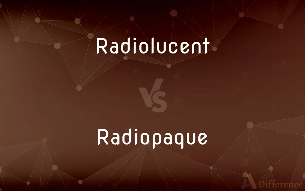 Radiolucent vs. Radiopaque — What's the Difference?