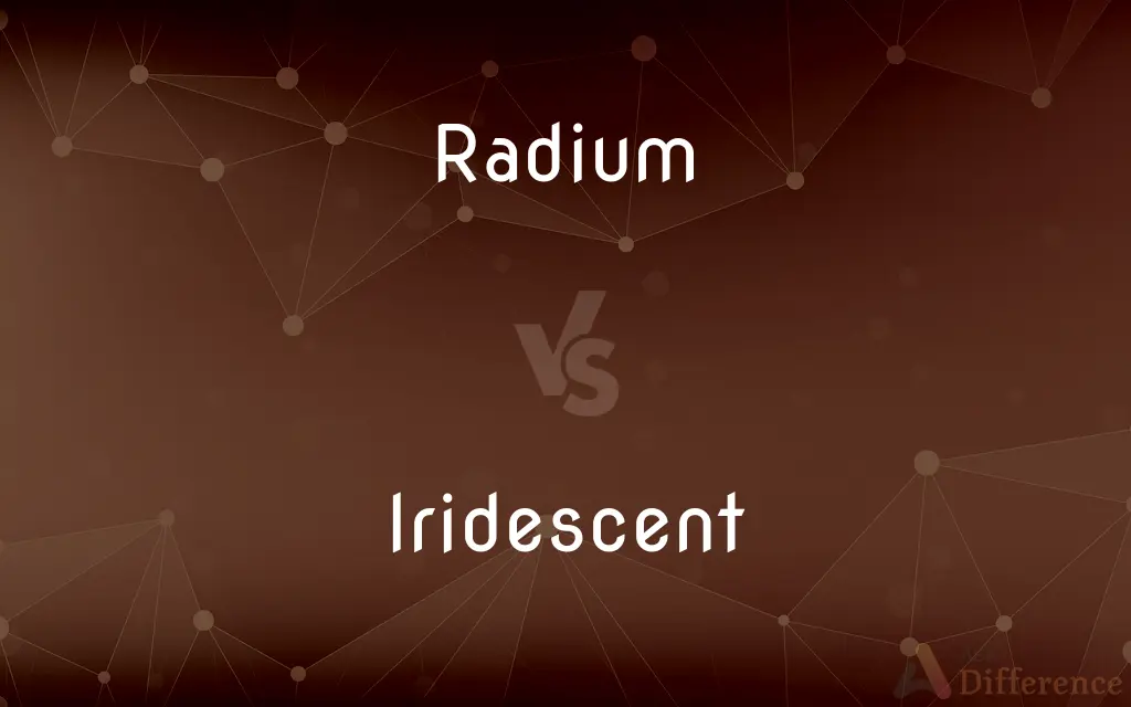 Radium vs. Iridescent — What's the Difference?