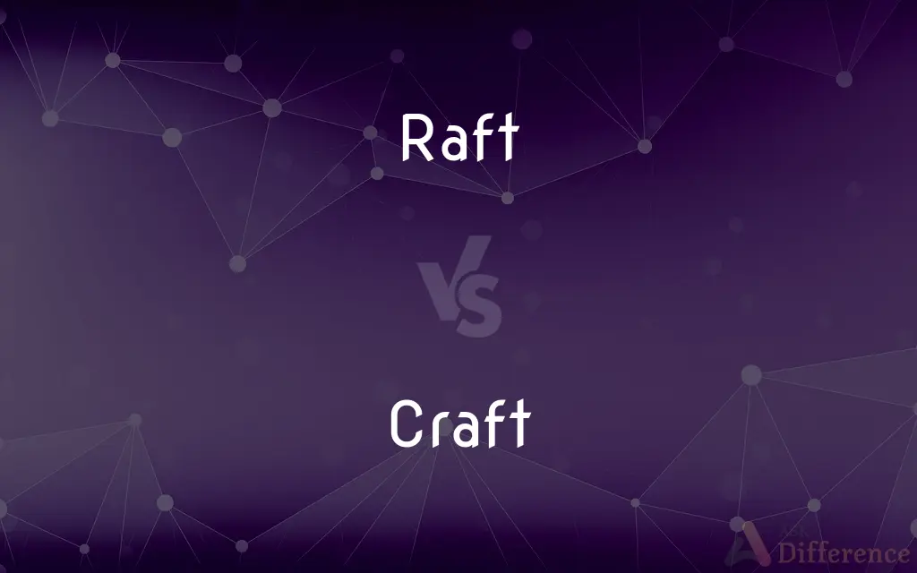 Raft vs. Craft — What's the Difference?