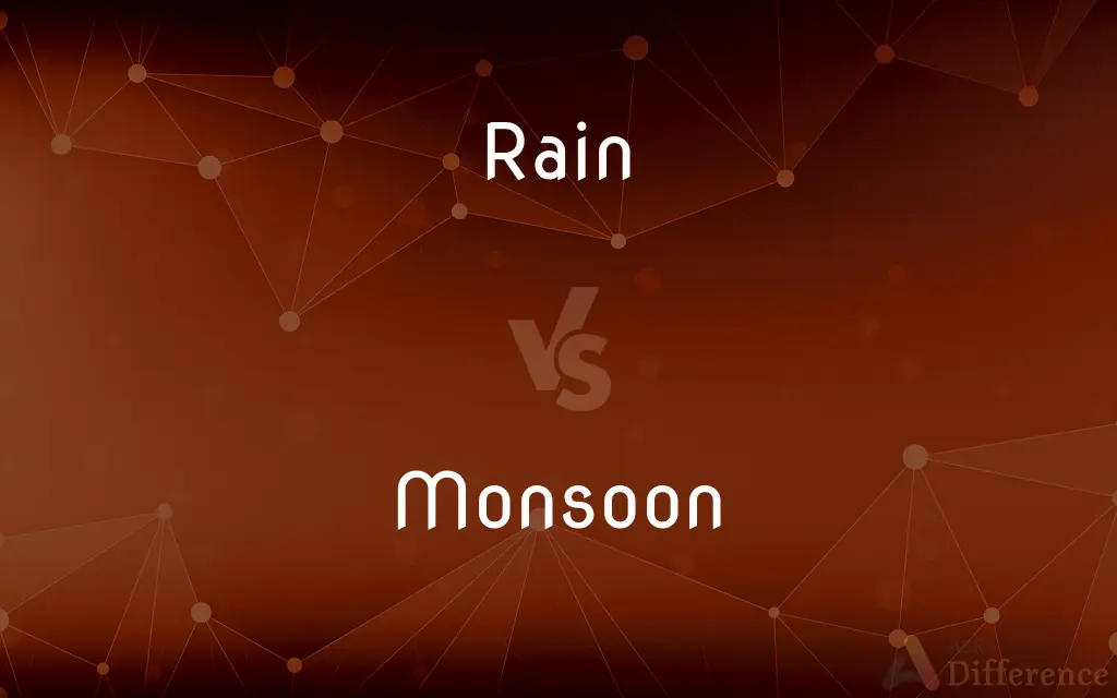 Rain vs. Monsoon — What's the Difference?