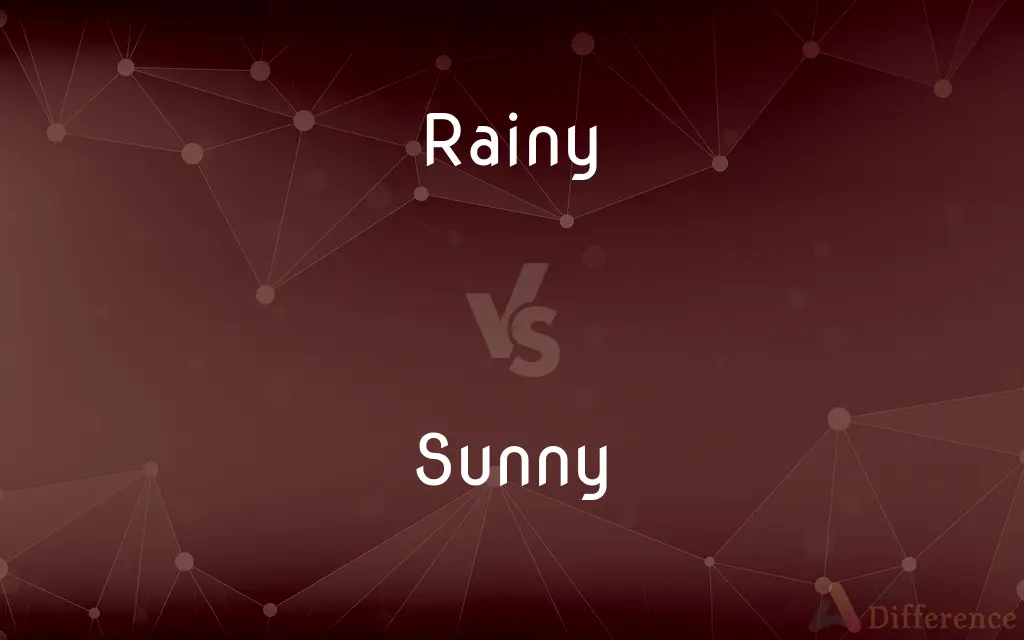 Rainy vs. Sunny — What's the Difference?