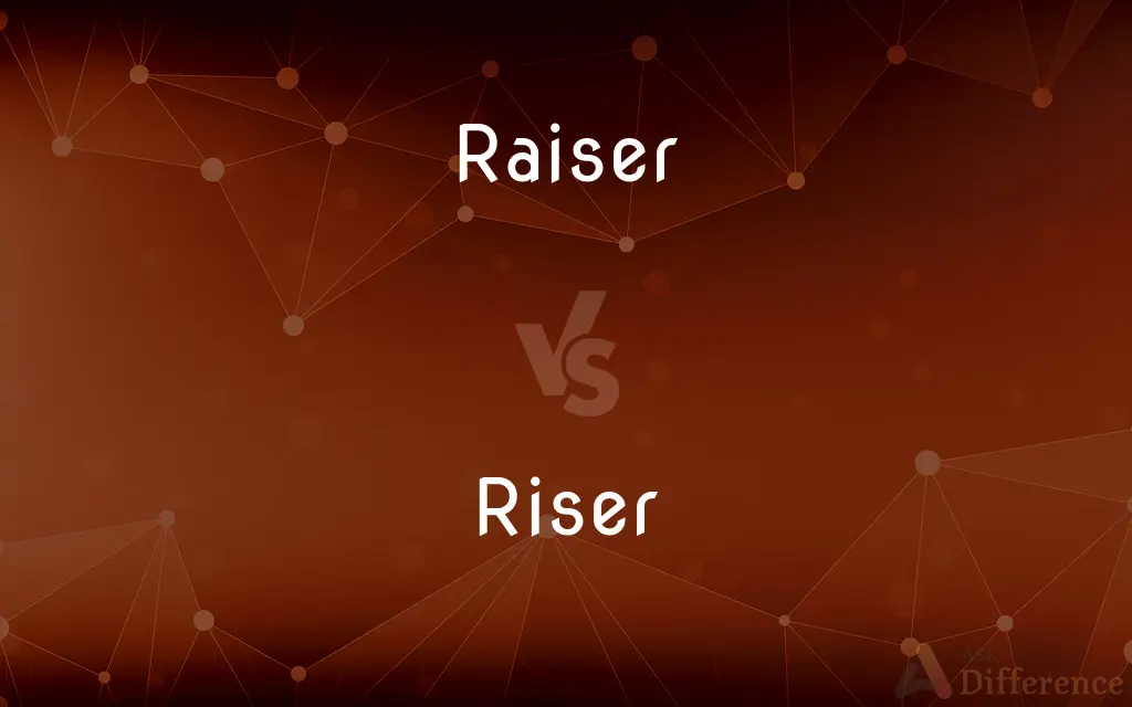 Raiser vs. Riser — What's the Difference?