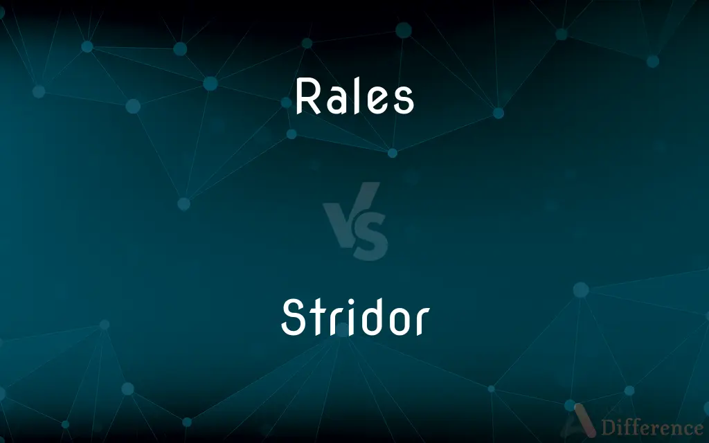 Rales vs. Stridor — What's the Difference?