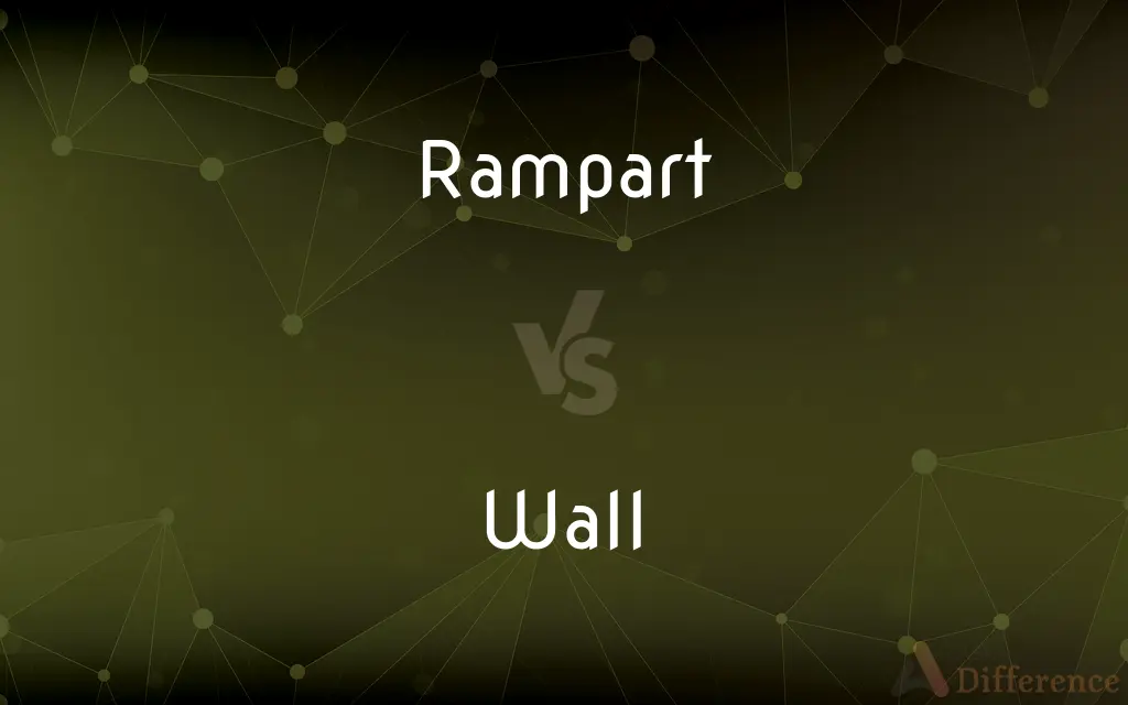Rampart vs. Wall — What's the Difference?