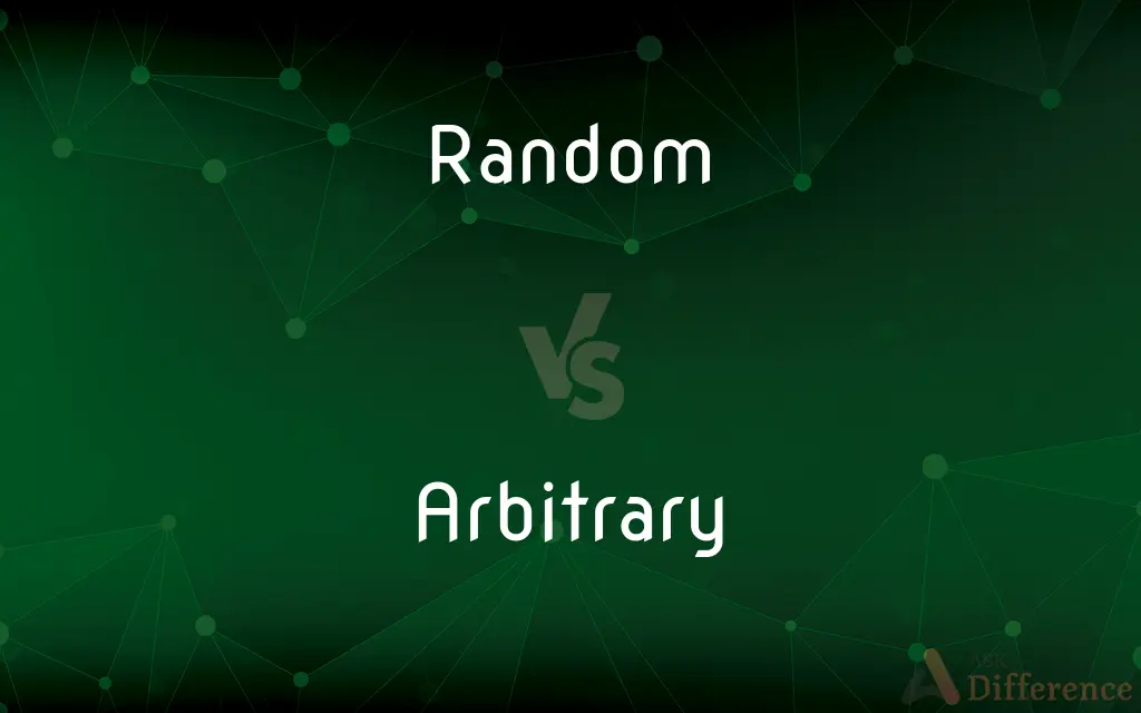 Random vs. Arbitrary — What's the Difference?