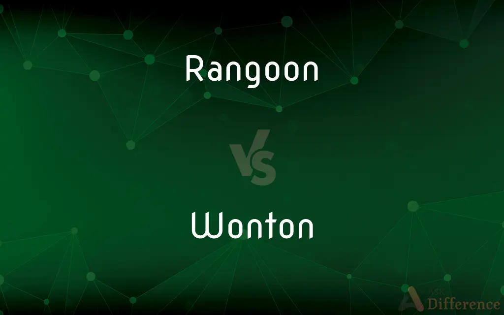 Rangoon vs. Wonton — What's the Difference?