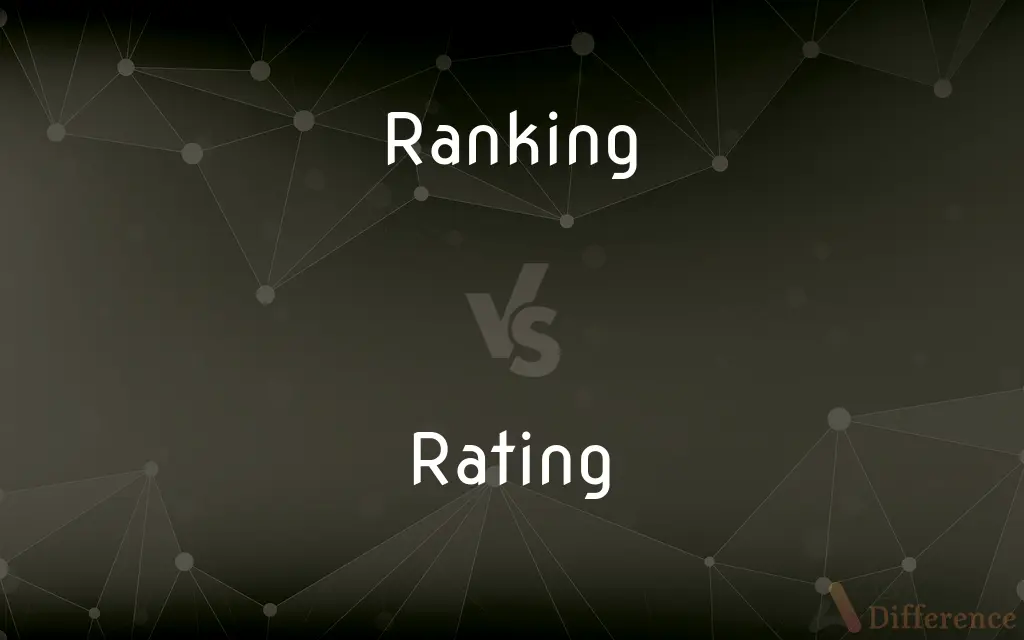 Ranking vs. Rating — What's the Difference?