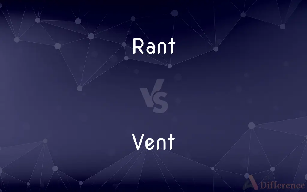 Rant vs. Vent — What's the Difference?