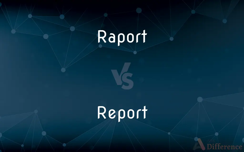 Raport vs. Report — Which is Correct Spelling?