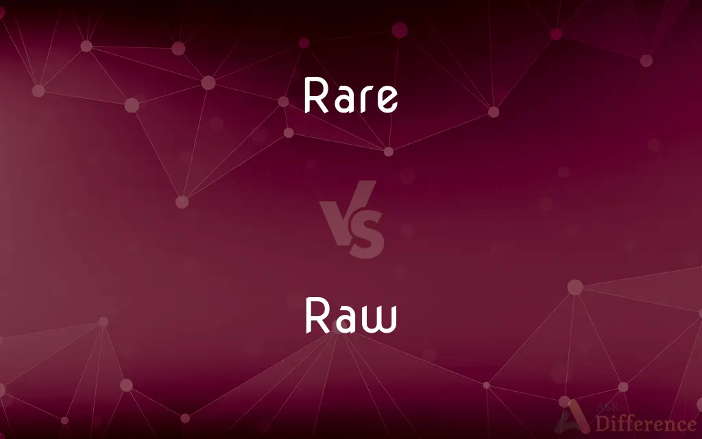 Rare vs. Raw — What's the Difference?