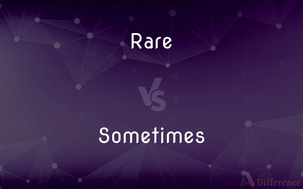 Rare vs. Sometimes — What's the Difference?