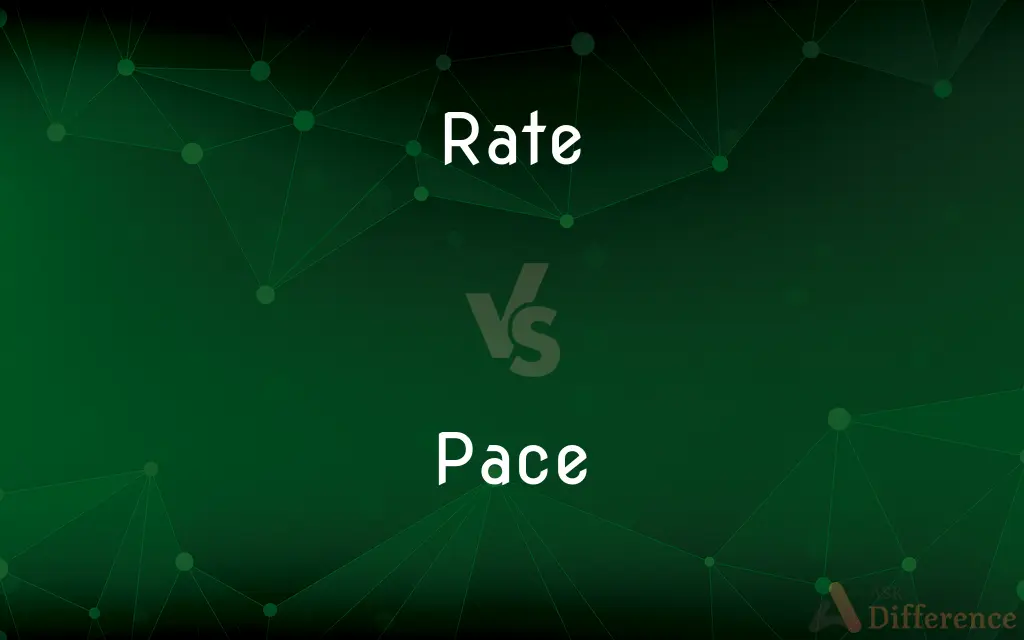 Rate vs. Pace — What's the Difference?