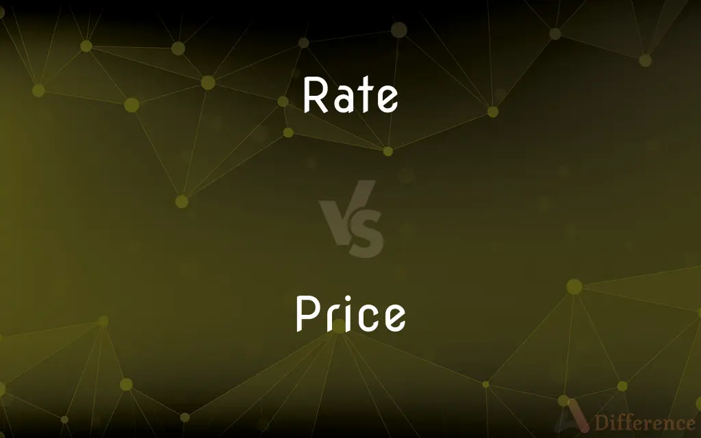 Rate vs. Price — What's the Difference?