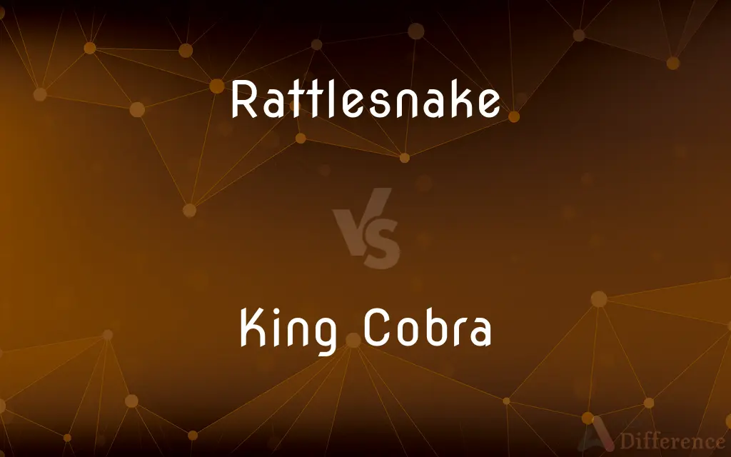 Rattlesnake vs. King Cobra — What's the Difference?