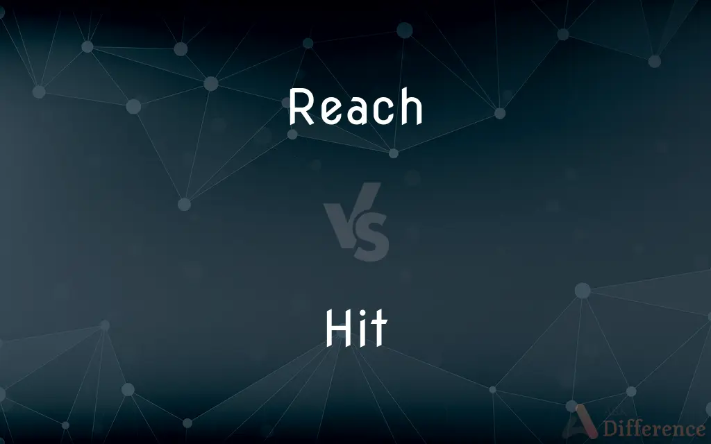 Reach vs. Hit — What's the Difference?