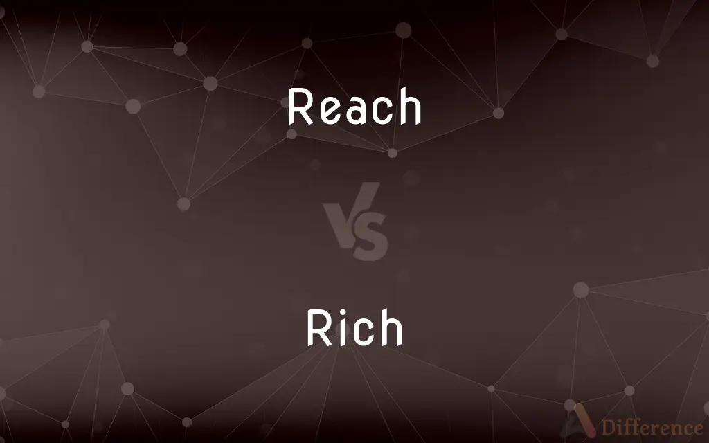 Reach vs. Rich — What's the Difference?