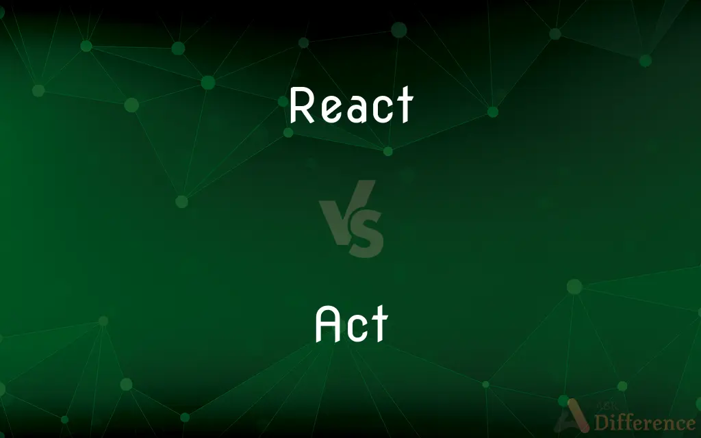 React vs. Act — What's the Difference?