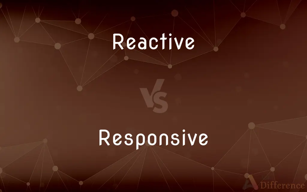 Reactive vs. Responsive — What's the Difference?