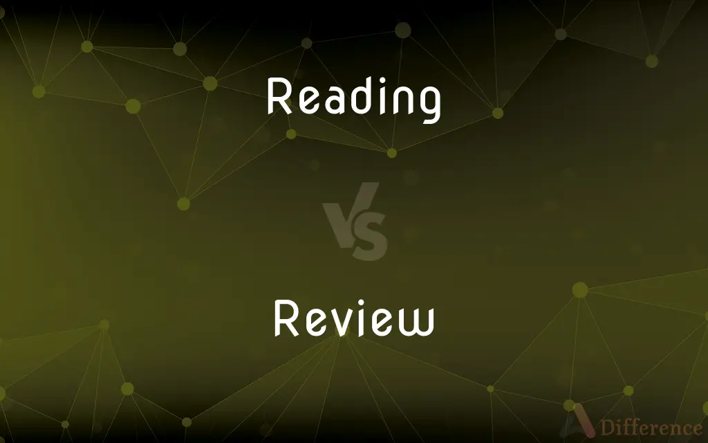 Reading vs. Review — What's the Difference?