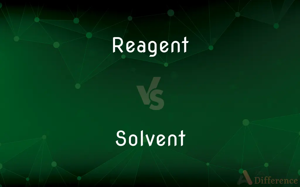 Reagent vs. Solvent — What's the Difference?