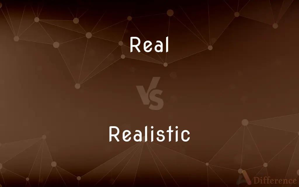 Real vs. Realistic — What's the Difference?