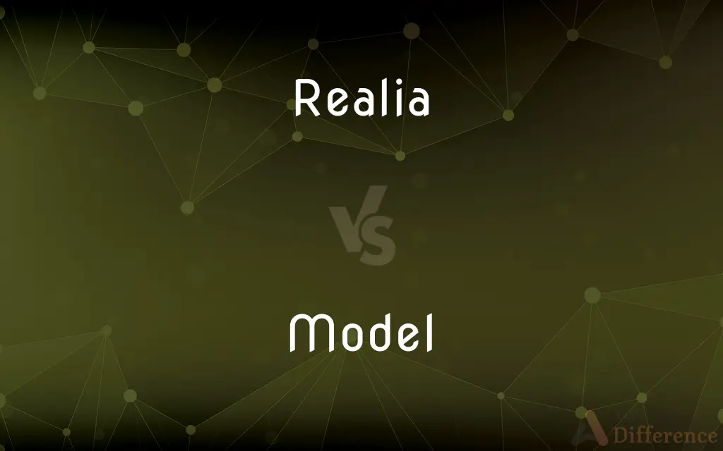 Realia vs. Model — What's the Difference?