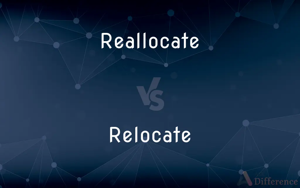 Reallocate vs. Relocate — What's the Difference?