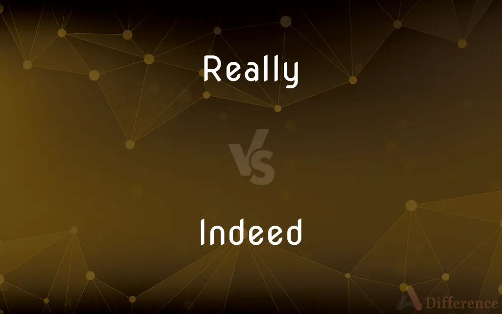 Really vs. Indeed — What's the Difference?